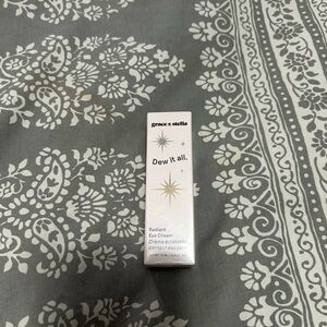 Grace & Stella Radiant Eye Cream in White with Gold Accents